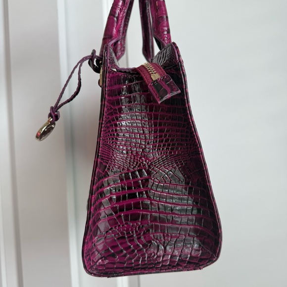 Brahmin Cami Satchel Sugar Plum Melbourne Leather - Picture 5 of 8